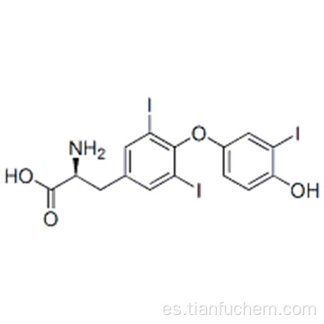O- (4-hidroxi-3-yodofenil) -3,5-diyodo-L-tirosina CAS 6893-02-3